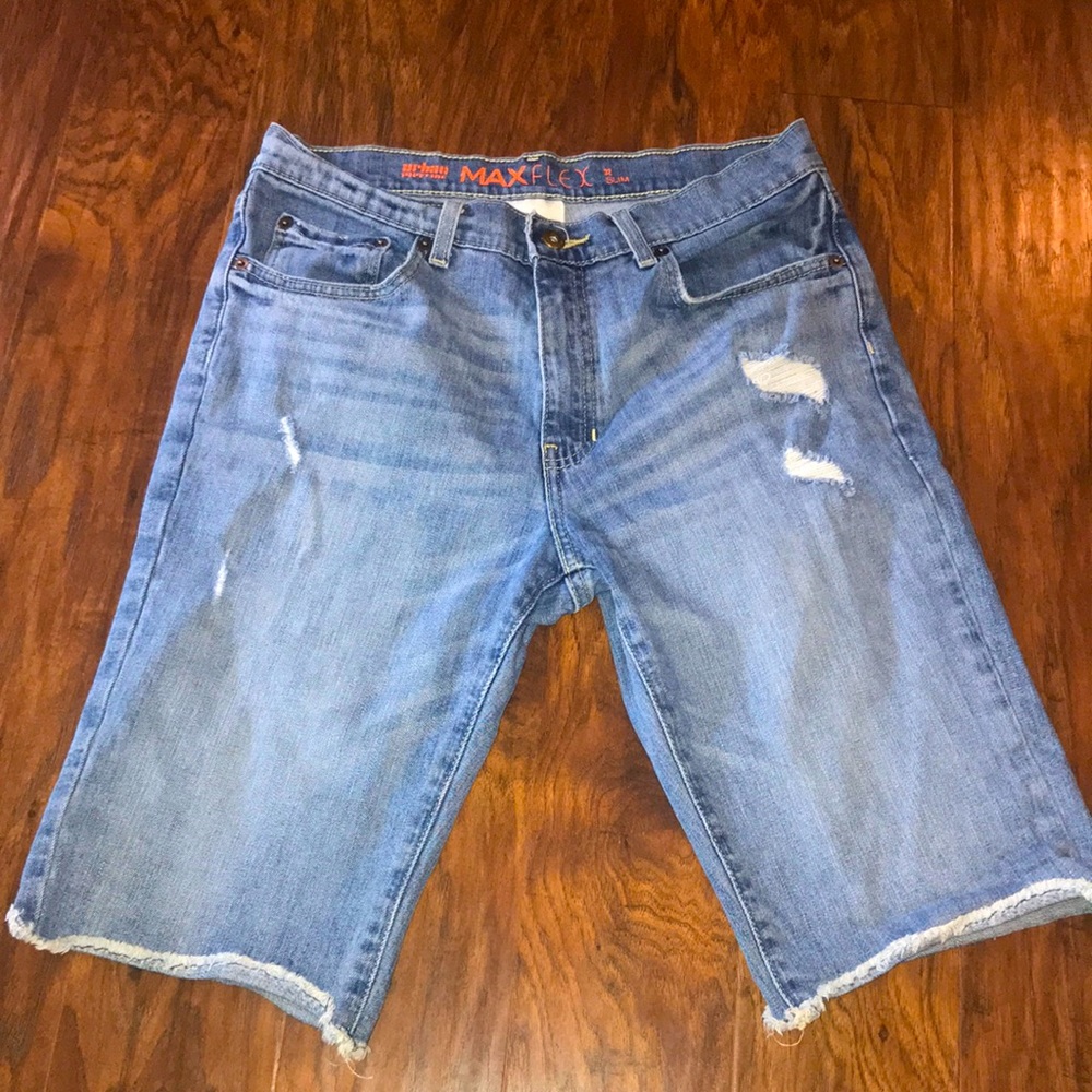Men’s sz 32 slim urban pipeline denim shorts